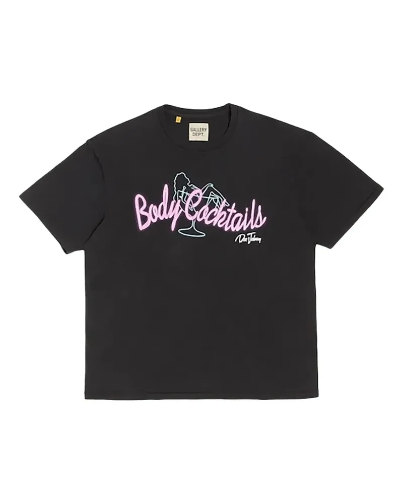 GALLERY DEPT. T-Shirt mit grafischem Print - Schwarz Schwarz