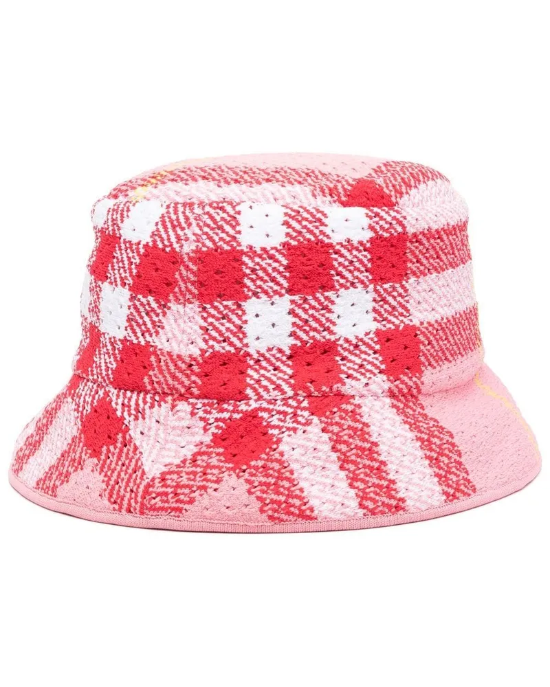 Burberry Fischerhut mit Muster - Rosa Rosa
