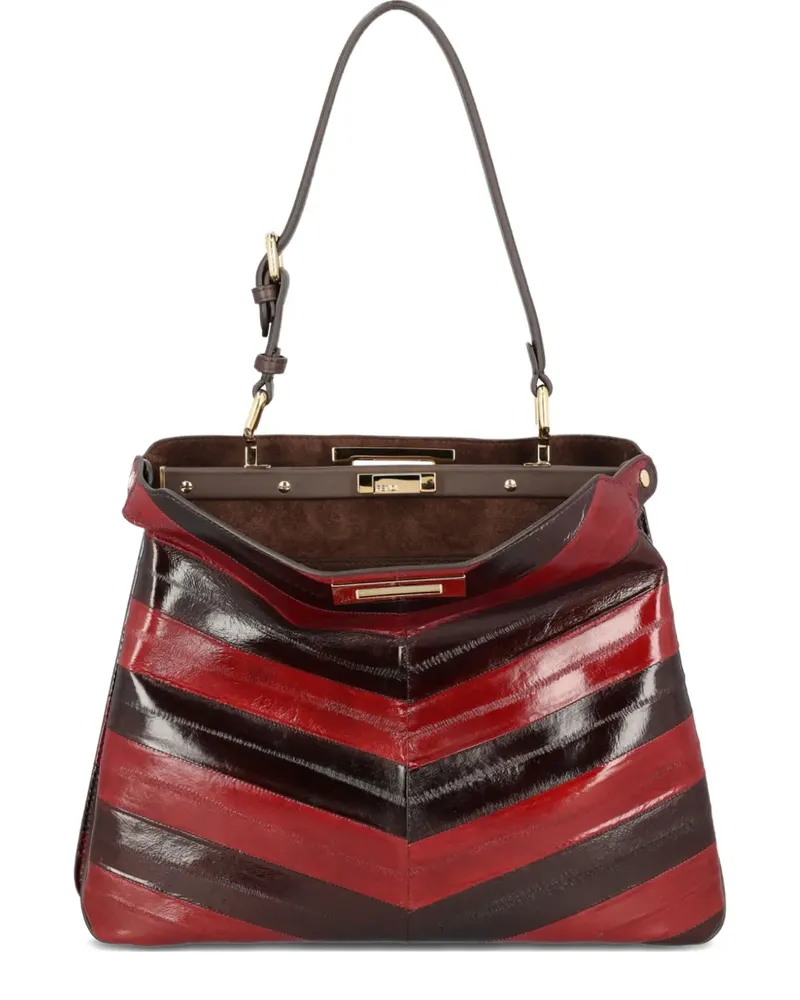 Fendi medium Peekaboo Soft shoulder bag - Braun Braun