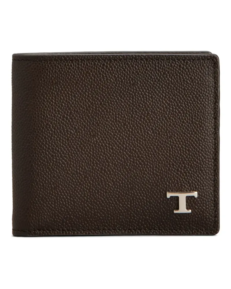 TOD'S Strukturiertes Portemonnaie - Braun Braun