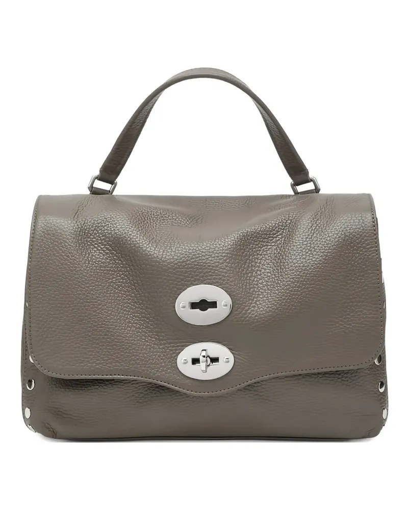 Zanellato POstina studded turn-lock tote bag - Grau Grau