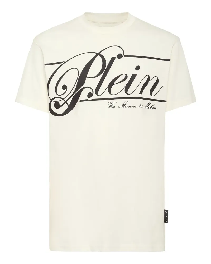 Philipp Plein T-Shirt mit Logo-Print - Nude Nude