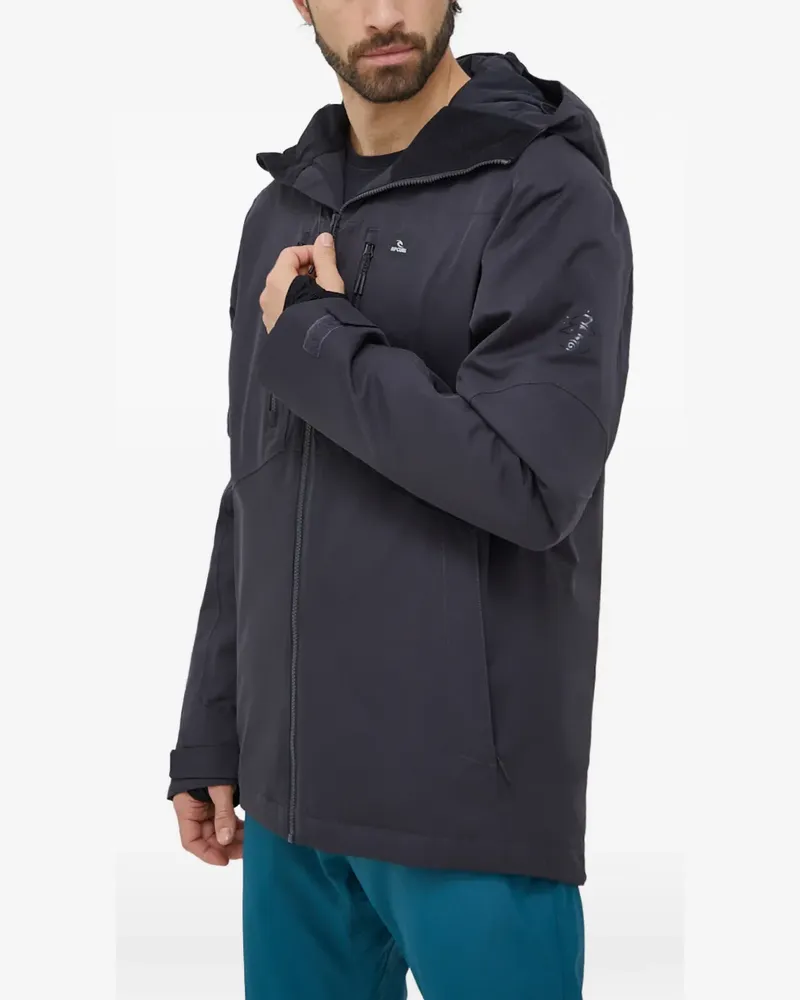 Rip Curl Freerider hooded zip-up ski jacket - Grau Grau