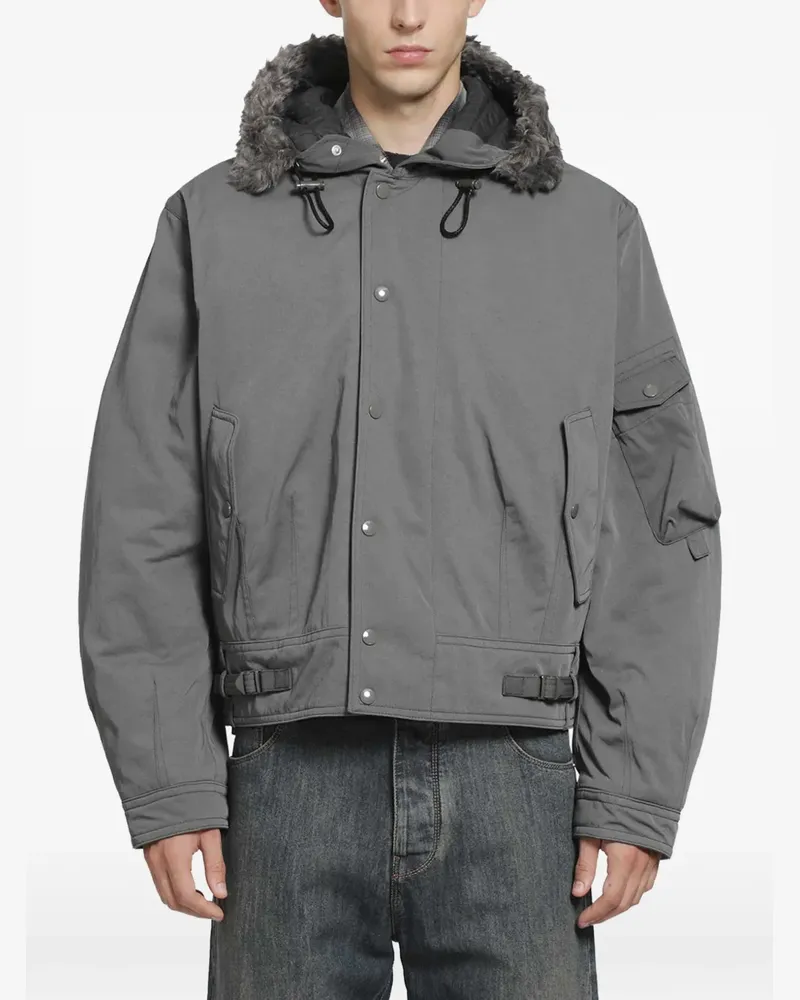 Our Legacy Orbit Jacke aus geripptem Nylon-Twill - Grün Grün