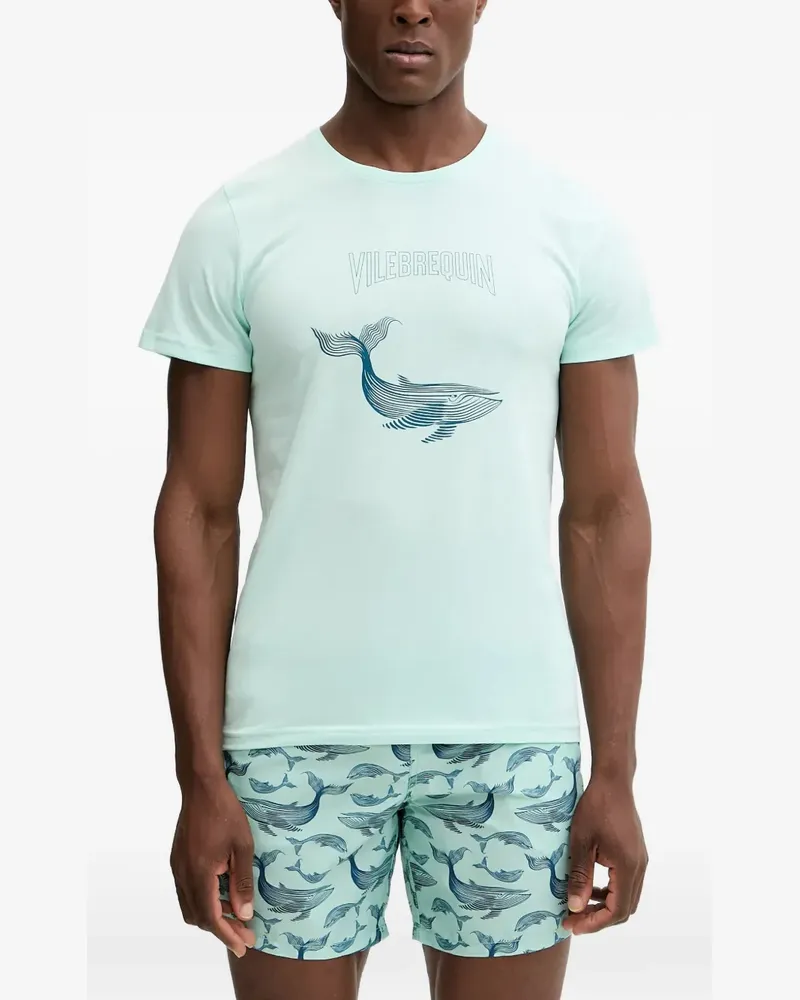Vilebrequin whale-print T-shirt - Grün Grün