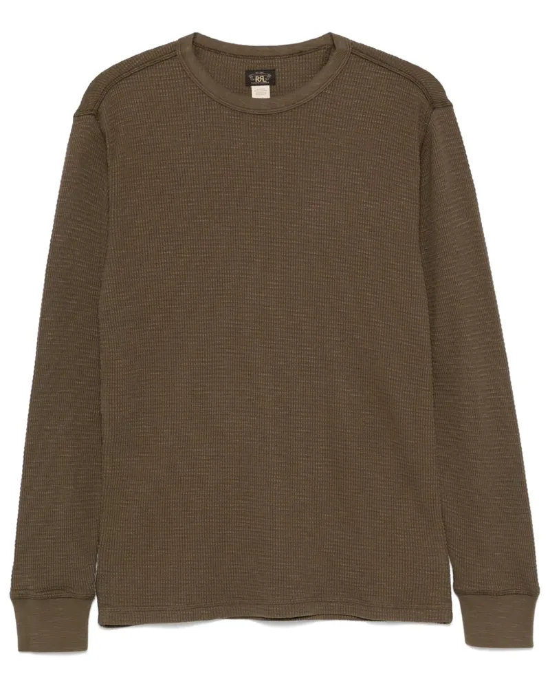 Ralph Lauren T-Shirt aus Waffelstrick - Grün Grün