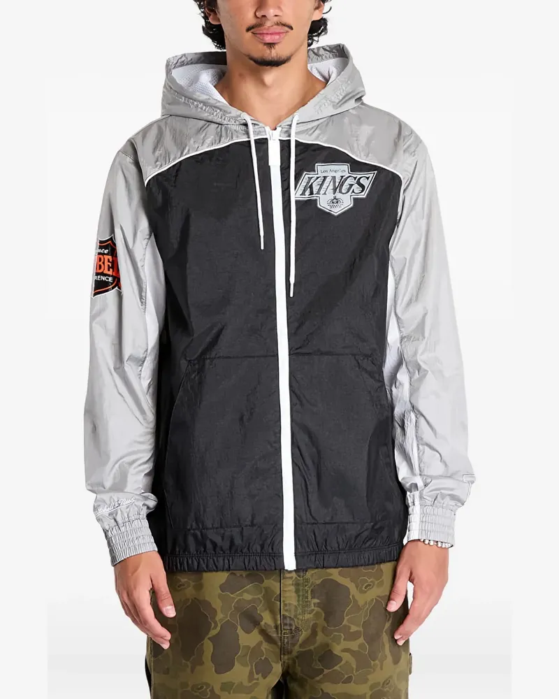 Mitchell & Ness NHL Los Angeles Kings Team Windbreaker - Schwarz Schwarz