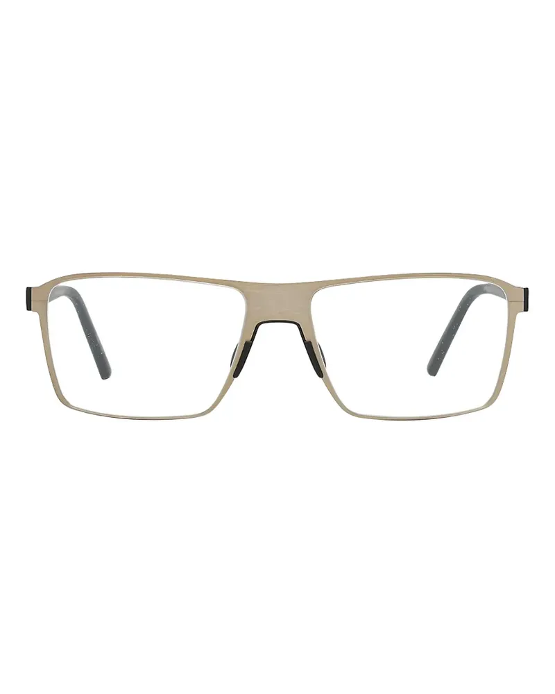 Porsche Design Brille mit eckigem Gestell - Gold Gold