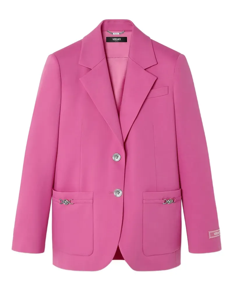 Versace Kastiger Underwater Barocco Blazer - Rosa Rosa