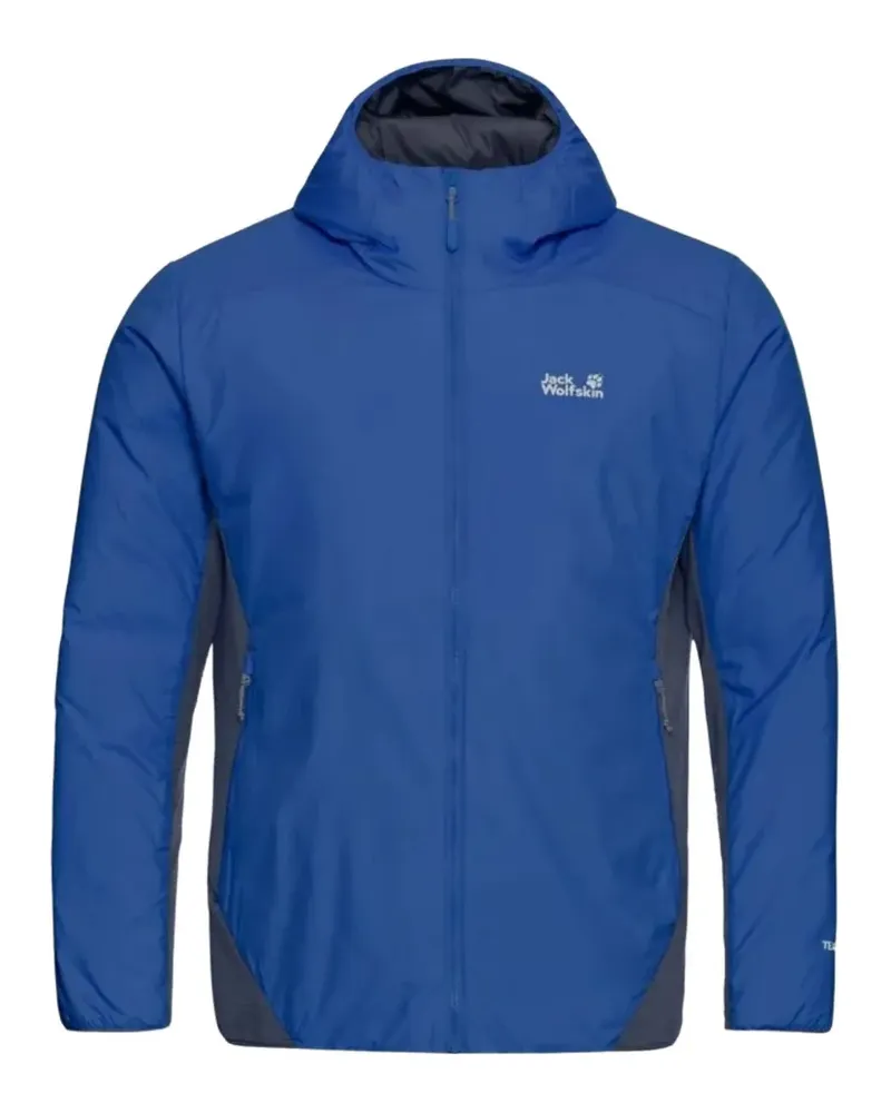 Jack Wolfskin Trail Light Hybrid Kapuzenjacke - Blau Blau