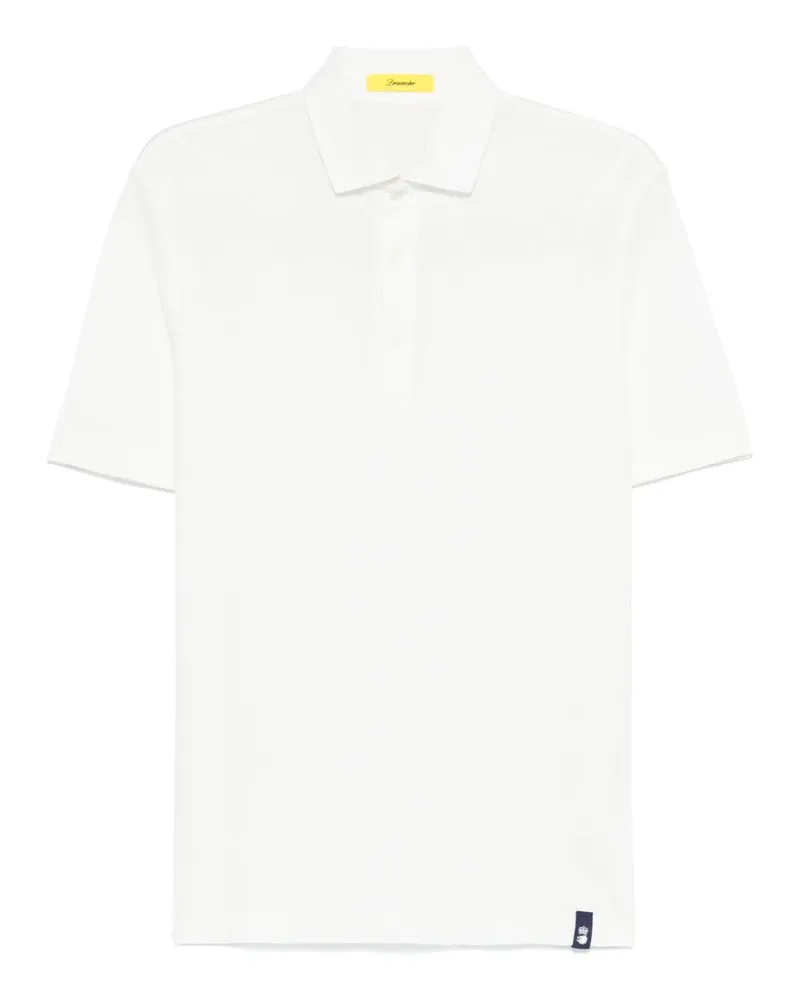 Drumohr  Poloshirt mit Logo-Detail - Weiß Weiß