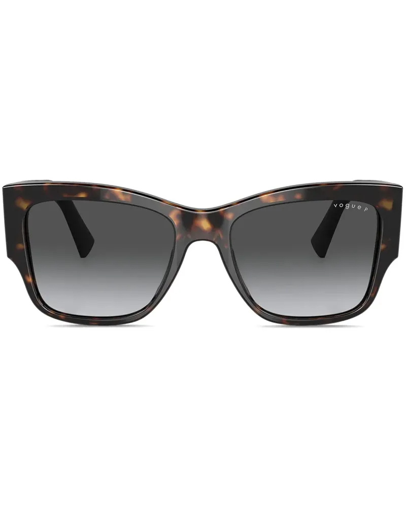 Vogue Sonnenbrille mit eckigem Gestell - Braun Braun