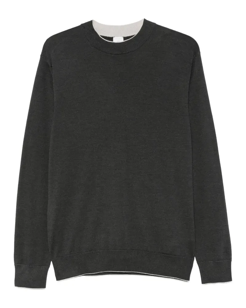 Eleventy Pullover mit Rundhalsausschnitt - Grau Grau