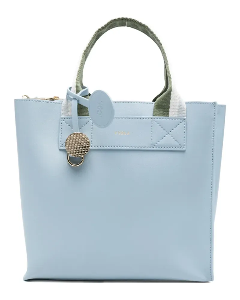 Furla small Divide It round-charm tote bag - Blau Blau