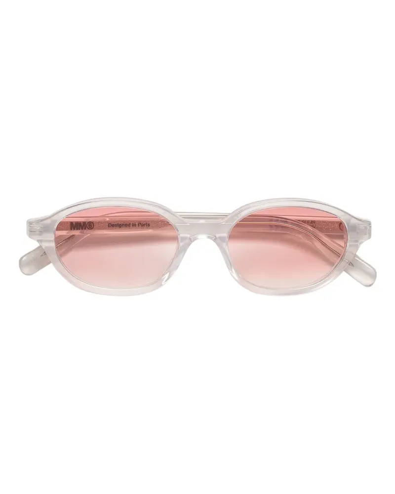 RETROSUPERFUTURE Lunettes 2 Sonnenbrille mit ovalem Gestell - Weiß Weiß