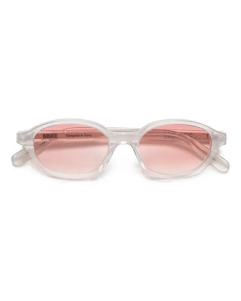 RETROSUPERFUTURE Lunettes 2 Sonnenbrille mit ovalem Gestell - Weiß Weiß