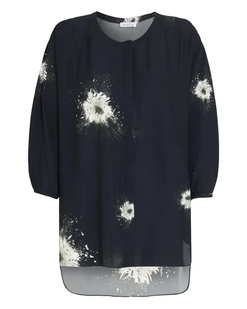 Gloria Coelho floral-print blouse - Blau Blau