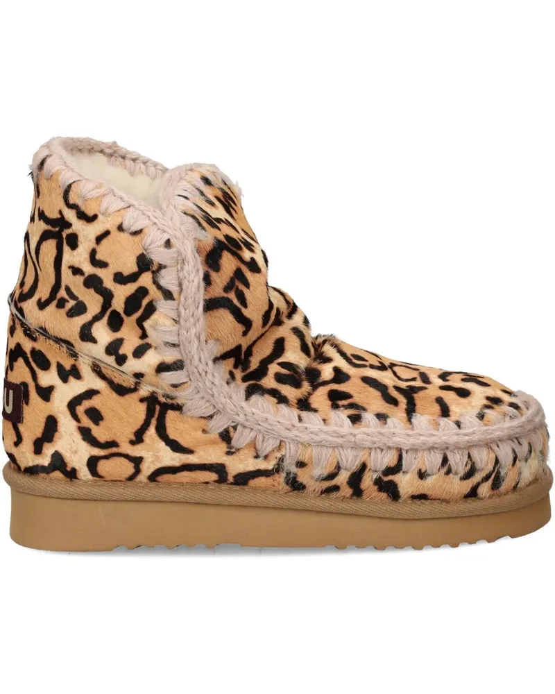 Mou animal-print ankle boots - Braun Braun