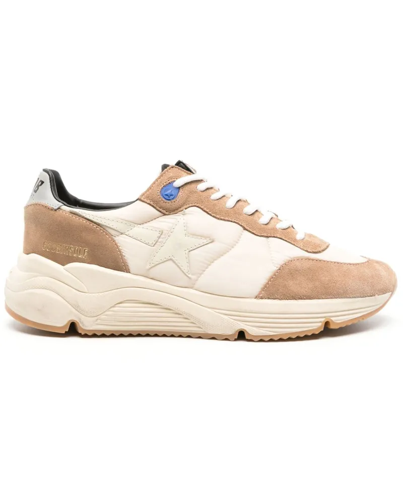 Golden Goose Running Wildleder-Sneakers mit Stern-Patch - Nude Nude
