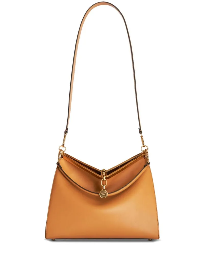 Etro Große Vela Schultertasche - Gelb Gelb