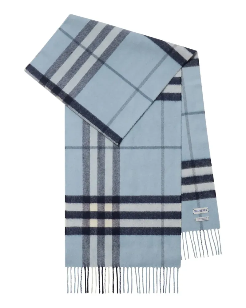 Burberry Schal aus Kaschmir - Blau Blau