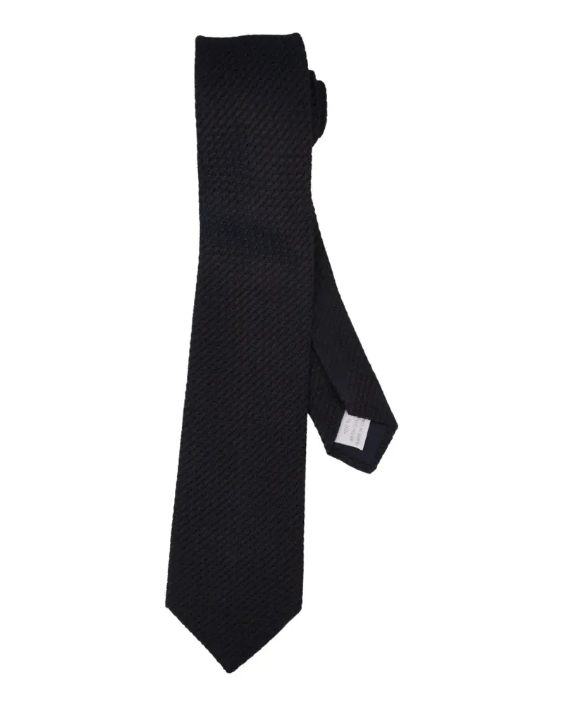 Tagliatore Krawatte aus Seide - Blau Blau