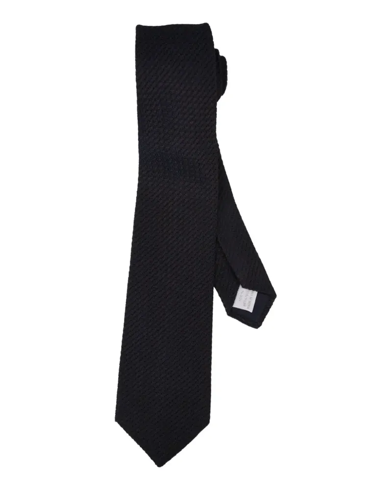 Tagliatore Krawatte aus Seide - Blau Blau