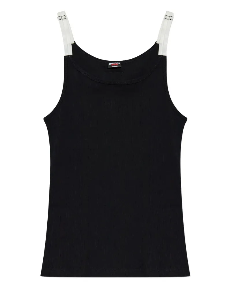Dsquared2 x Magliano double-strap tank top - Schwarz Schwarz