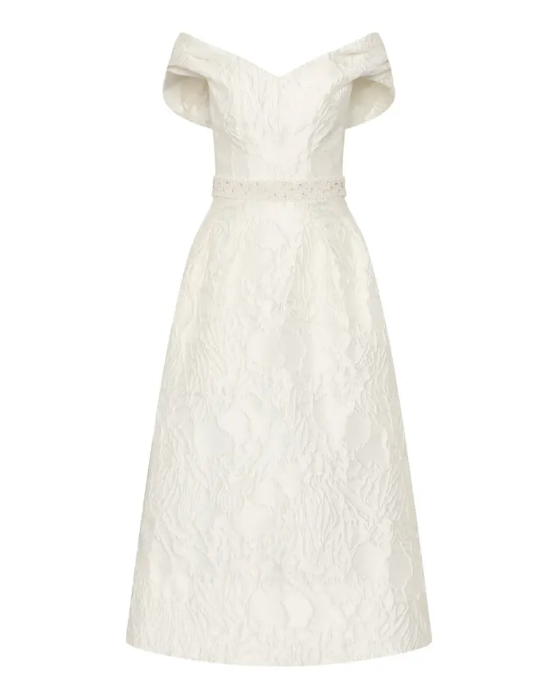 Rebecca Vallance Schulterfreies Winslet Midikleid - Nude Nude