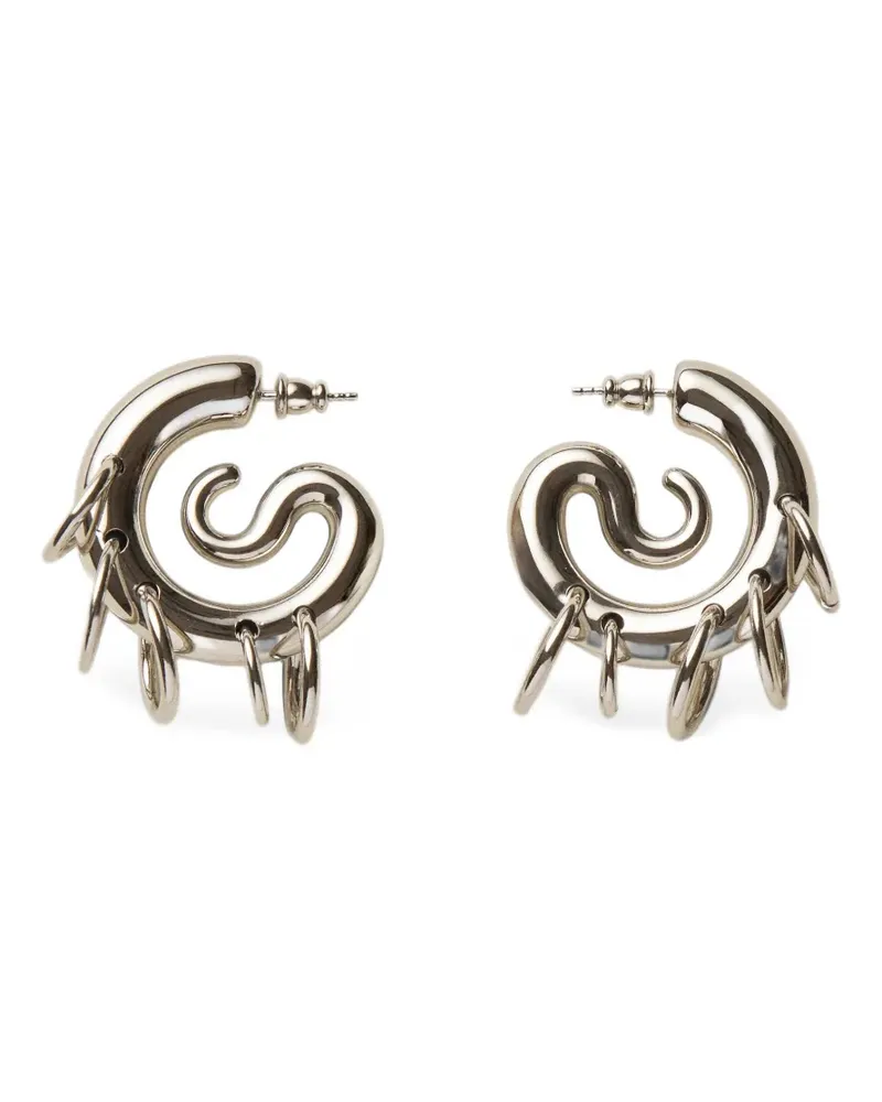 PANCONESI Serpent Creolen - Silber Silber