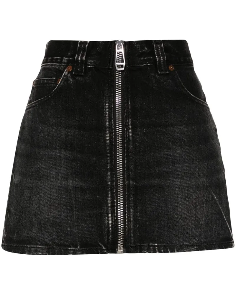 Haikure Mel Jeans-Minirock Schwarz