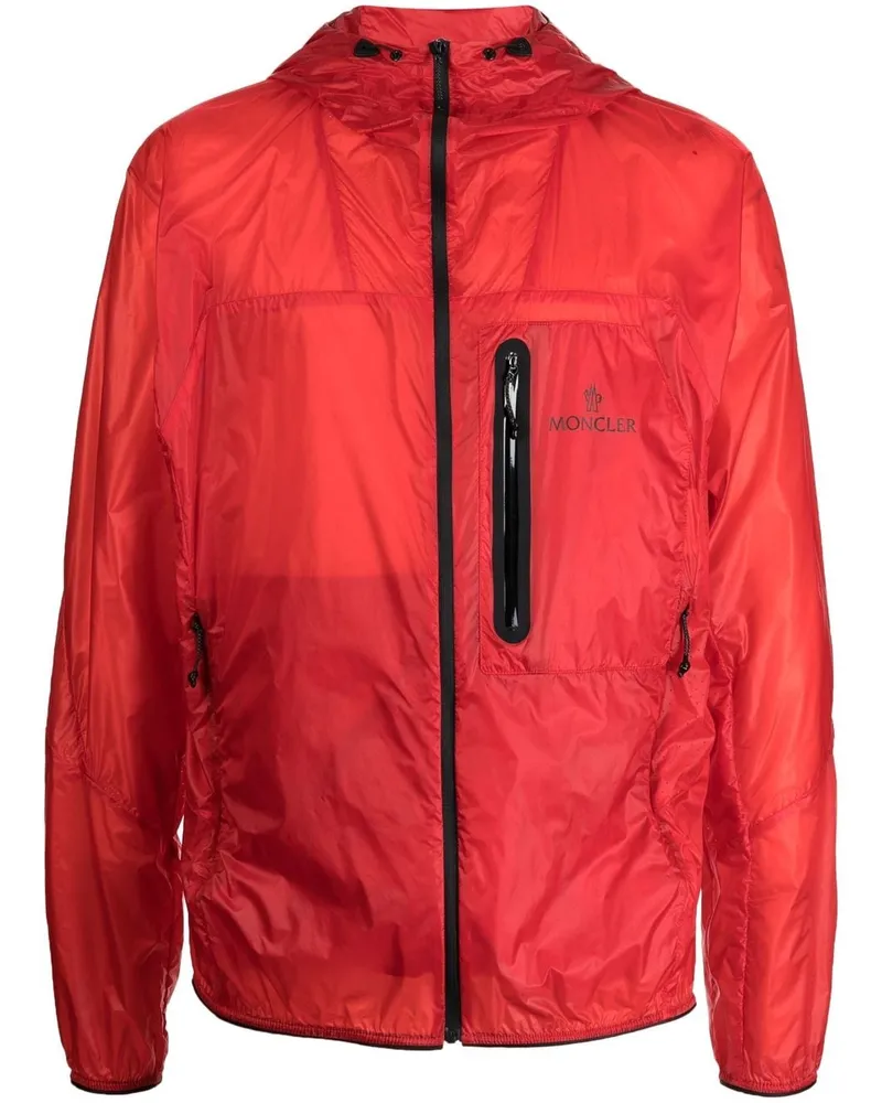 Moncler Diadem Windbreaker mit Kapuze - Rot Rot