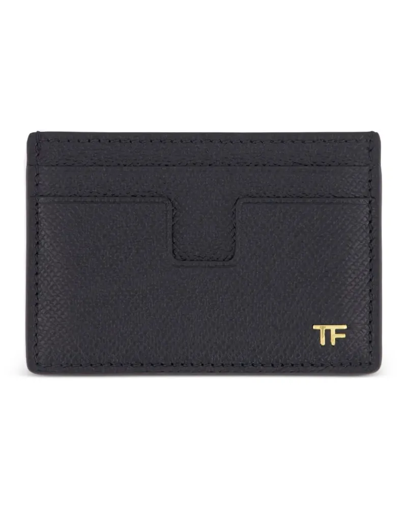Tom Ford small logo card holder - Schwarz Schwarz