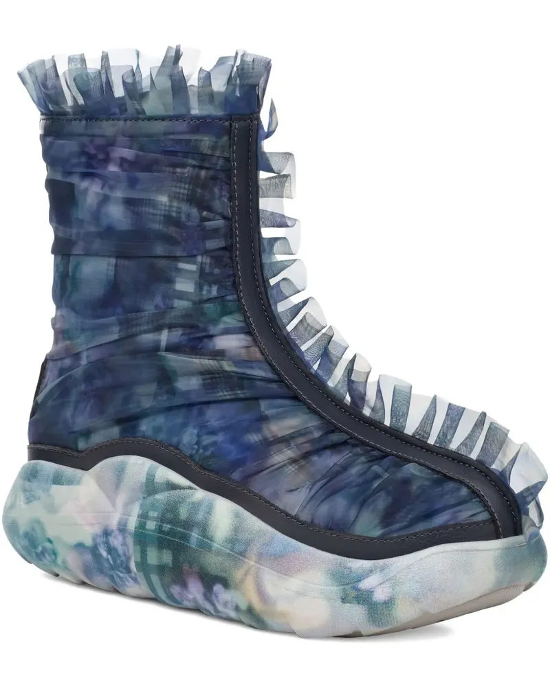 UGG Stiefel mit Rüschen - Blau Blau