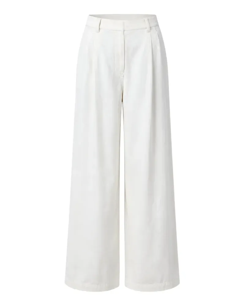 Brunello Cucinelli Plissierte Palazzohose - Nude Nude