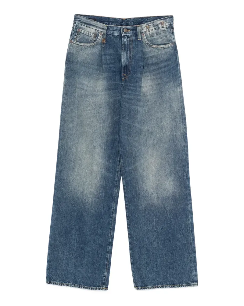 R13 wide leg damon jeans - Blau Blau