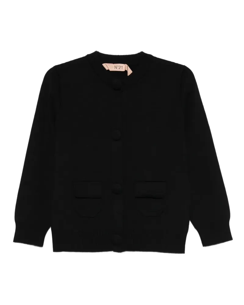 N° 21 Geknöpfter Cardigan - Schwarz Schwarz