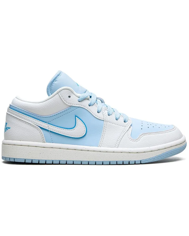 Jordan Air  1 Low Ice Blue Sneakers - Weiß Weiß