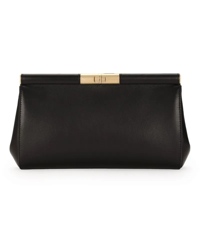 Dolce & Gabbana Große Marlene Clutch - Schwarz Schwarz