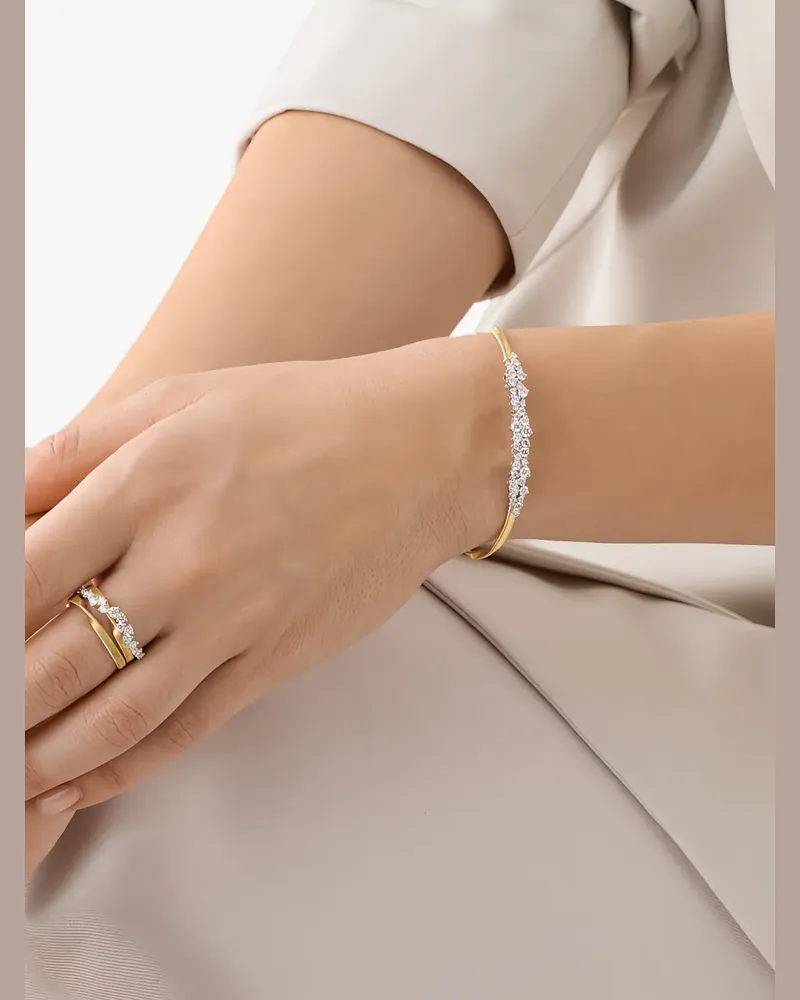 Marco Bicego Dreiteiliger Ring mit Diamanten - Gold Gold