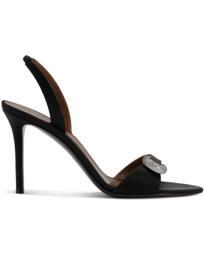 Giuseppe Zanotti Stiefel mit Cut-Outs - Schwarz Schwarz