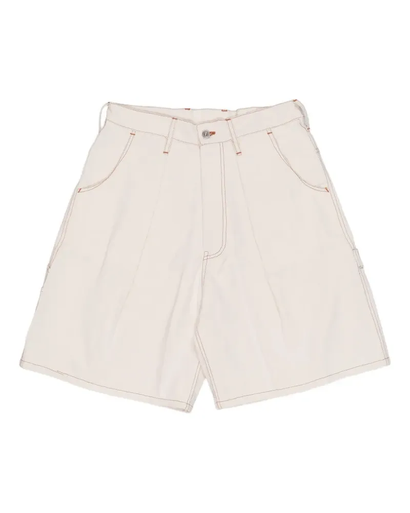 STORY mfg. Bestickte Lush Carpenter Shorts - Nude Nude