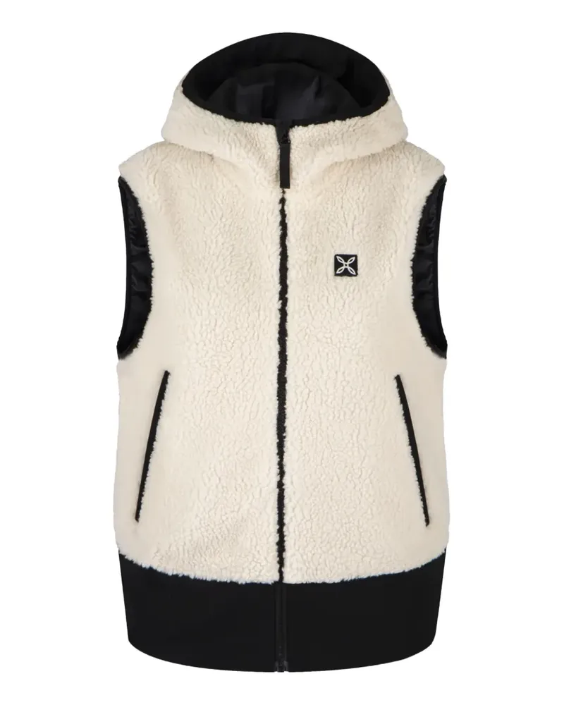 Montura fleece-texture hooded jacket - Nude Nude