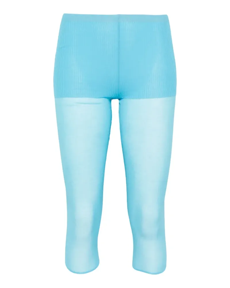 Paloma Wool Meleta ribbed-knit leggings - Blau Blau