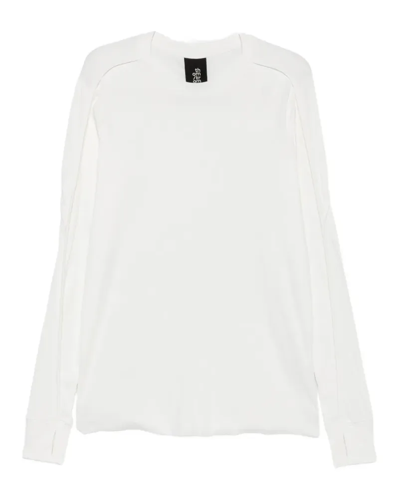 THOM KROM T-Shirt mit Nahtdetail - Weiß Weiß