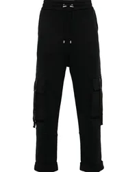 Balmain Cargohose mit Logo Schwarz