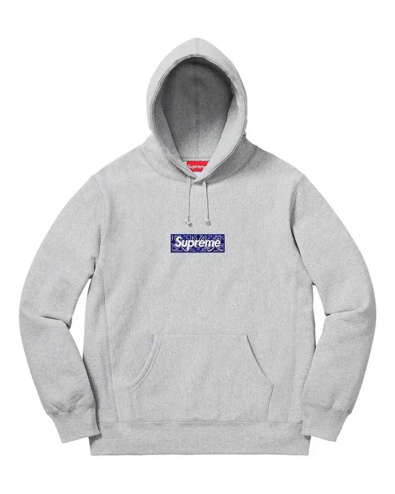 Supreme Being bandana box logo hooded sweatshirt - Grau Grau