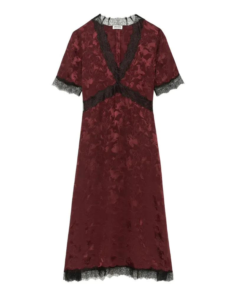 Zadig & Voltaire Redoxal Kleid aus Pferde-Jacquard - Rot Rot