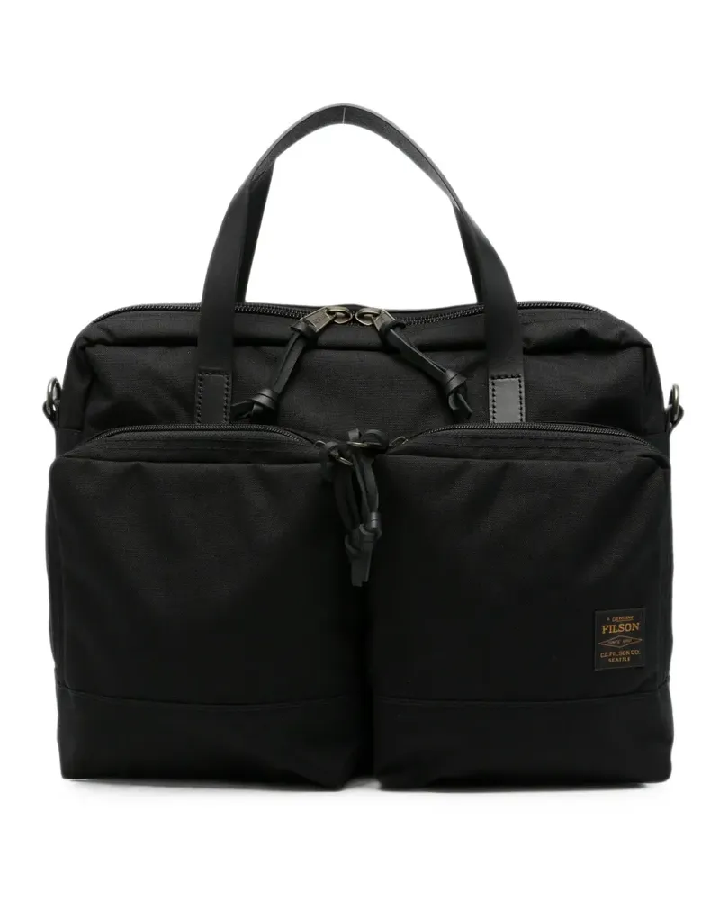 Filson multi-pocket zip-around tote bag - Schwarz Schwarz