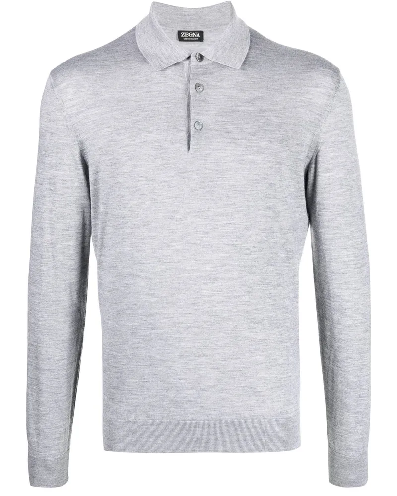 Ermenegildo Zegna Klassisches Poloshirt - Grau Grau